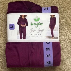 Honeydew Intimates Super Soft Fleece Lounge Set - Rich Purple